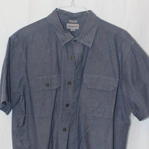 Carhartt Mid-Weight Denim Short Sleeve Shirt